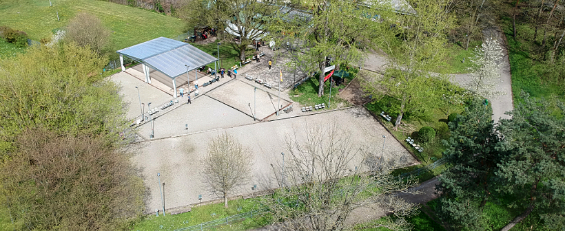 Frühling auf dem Platz
